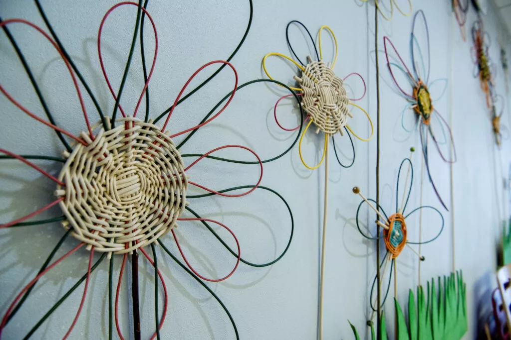 mur de fleur