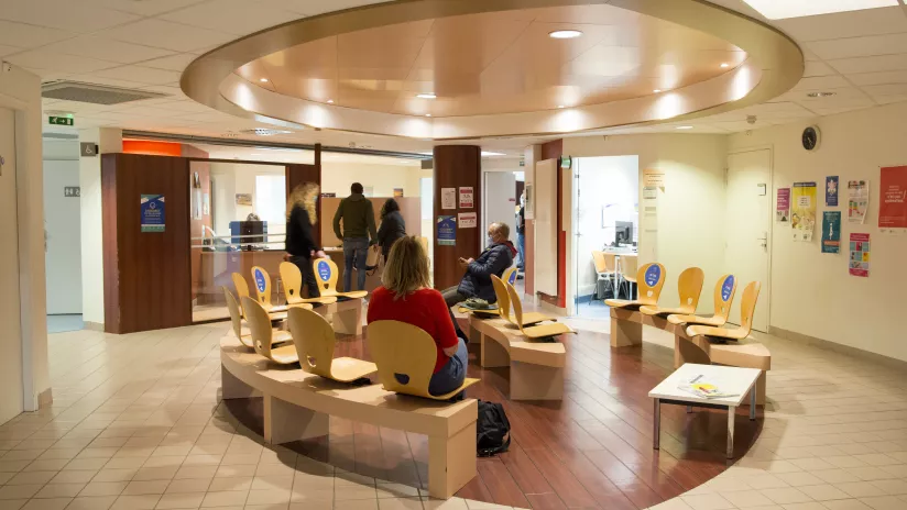 hall de l'hôpital de Landerneau